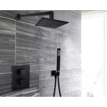 Верхний душ Paffoni Syncro King 30 ZSOF078NO Черный матовый