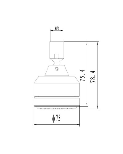 Верхний душ Lemark LM8023C Хром