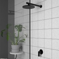 Верхний душ Paini 50PZ759TT25 Черный матовый