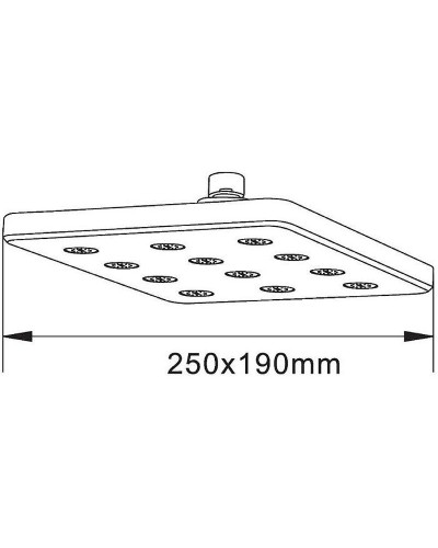 Верхний душ Orange S12TS Хром