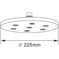 Верхний душ Orange S11TS Хром