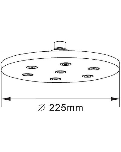 Верхний душ Orange S11TS Хром