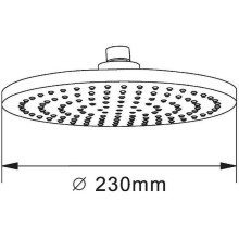 Верхний душ Orange S07TS Хром