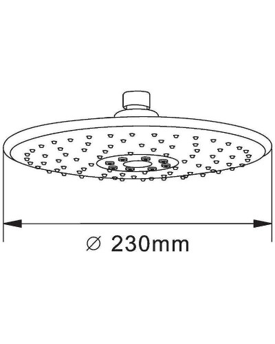 Верхний душ Orange S05TS Хром