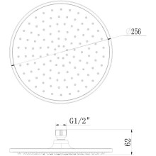 Верхний душ Lemark LM8131C Хром Белый