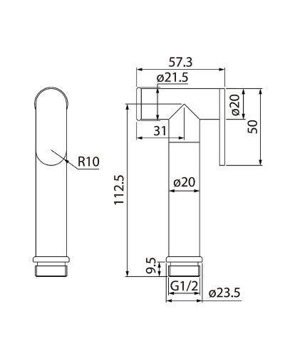 Гигиенический душ Iddis 020BBLGi20 Черный