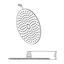 Верхний душ 300 мм Am.Pm F05R0001