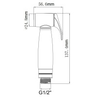 Гигиенический душ Aquanet КН21670СР