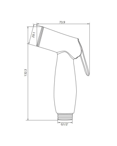 Гигиенический душ Aquanet КН21740СР