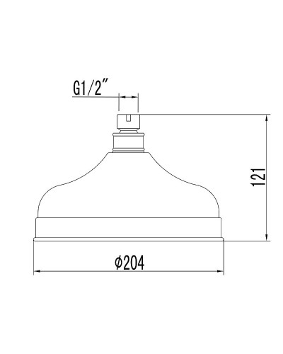 Верхний душ Lemark LM8989C Хром