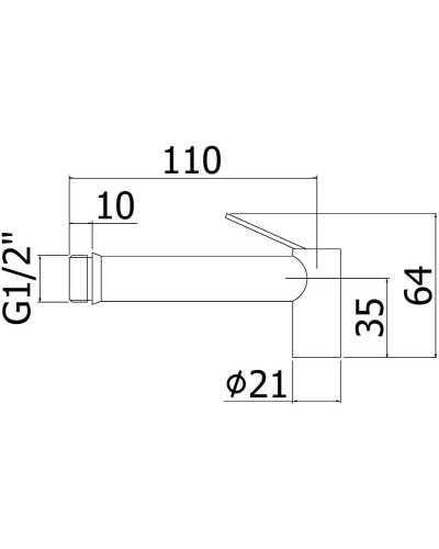 Гигиенический душ Paffoni Tweet Round ZDOC120BO Белый матовый