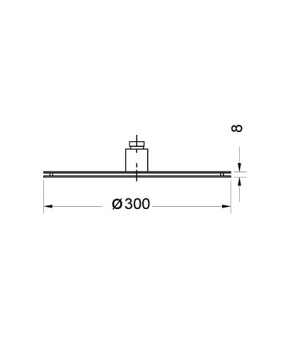 Верхний душ Migliore Fortis 30466 Черный матовый