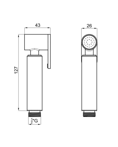 Гигиенический душ Noken Round N200000045