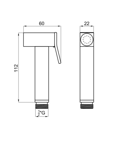 Гигиенический душ Noken Square N186490059