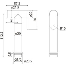 Гигиенический душ Iddis 020GB0Gi20 Графит