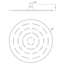 Верхний душ 300 мм Jaquar Maze OHS-CHR-1633