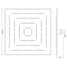Верхний душ 300 мм Jaquar Maze OHS-CHR-1639