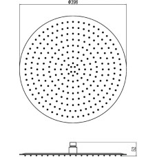 Верхний душ 398 мм Savol S-000Y16