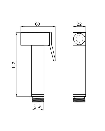 Гигиенический душ Noken Square N200000155