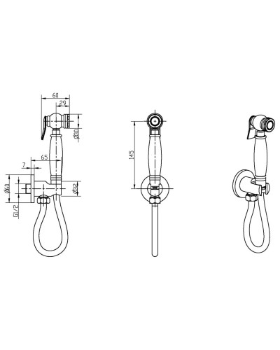 Гигиенический набор Boheme Medici 404/2