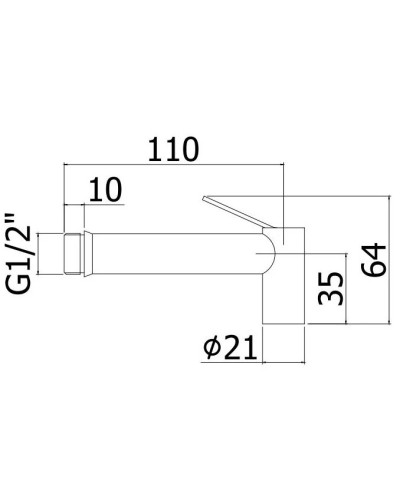 Гигиенический душ Paffoni Tweet Round ZDOC120ST