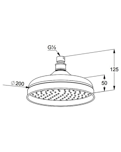 Верхний душ Kludi Adlon 2751005 Хром