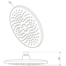 Верхний душ AM.PM Gem F0590000 Хром