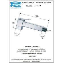 Гигиенический душ Remer SQ 332OSVO