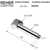 Гигиенический душ Remer 332OWNOX