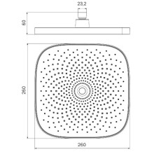 Верхний душ 260 мм IDDIS SpaHome SPA26BSi64
