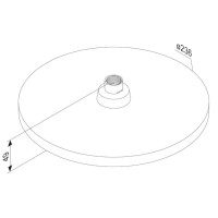 Верхний душ 236 мм Damixa Apollo 947050300