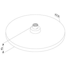 Верхний душ 236 мм Damixa Apollo 947050300