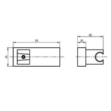 Держатель ручного душа Migliore Ricambi 20073 Хром