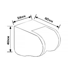 Держатель ручного душа Orange O-Shower OWB-A-B Черный матовый