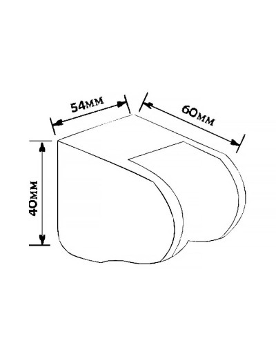 Держатель ручного душа Orange O-Shower OWB-A-B Черный матовый
