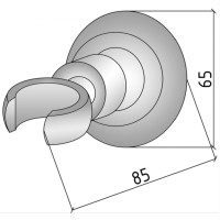 Держатель ручного душа Boheme Imperiale 620 Золото