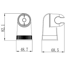 Держатель для душа Lemark LM8009C Хром
