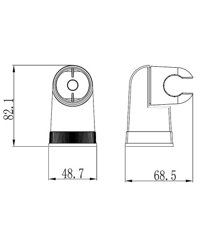 Держатель для душа Lemark LM8009C Хром