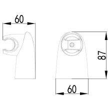 Держатель для душа Lemark LM8012C Хром
