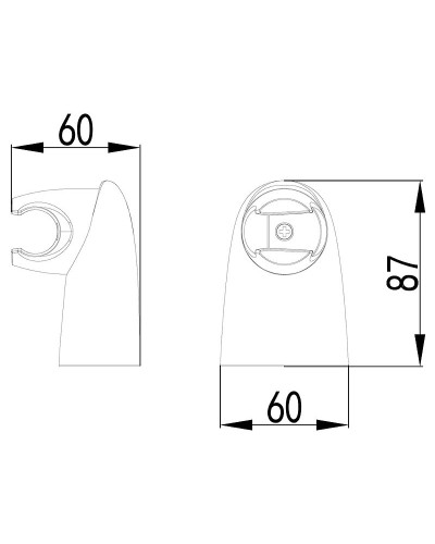 Держатель для душа Lemark LM8012C Хром
