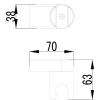 Держатель для душа Lemark LM8013C Хром