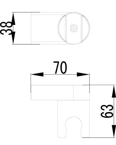 Держатель для душа Lemark LM8013C Хром