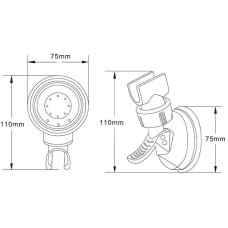 Держатель ручного душа Orange OVH05 Хром