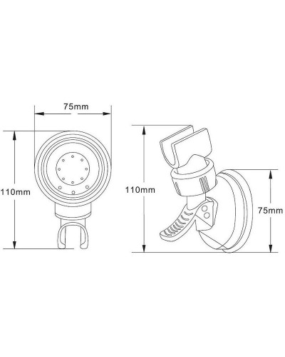 Держатель ручного душа Orange OVH05 Хром