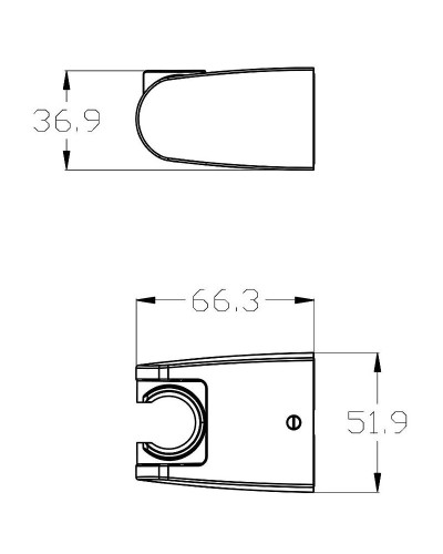 Держатель ручного душа Lemark LM8083BL Черный