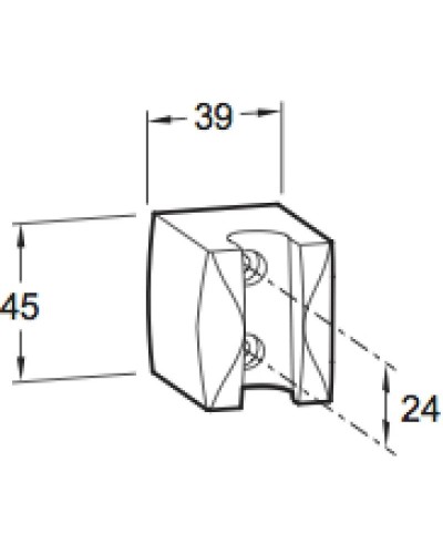 Настенный держатель Jacob Delafon E75063-CP