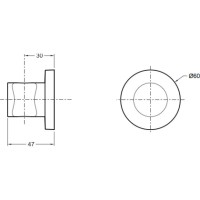 Держатель для ручного душа Jacob Delafon Modulo 8466D-CP