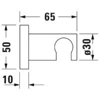 Держатель для душевой лейки Duravit UV0620025000