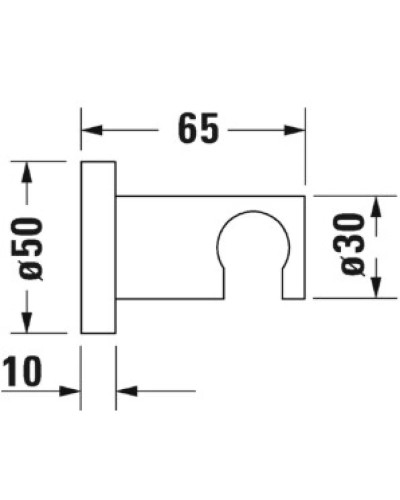 Держатель для душевой лейки Duravit UV0620006000