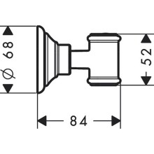 Держатель для душа Axor Montreux 16325000 Хром